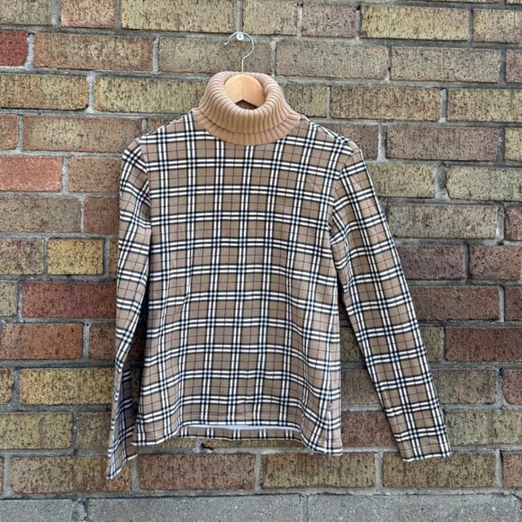 Vintage Burberry London Turtleneck Sweater - Picture 1 of 3